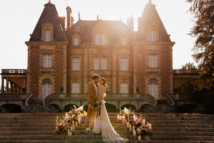 Stylish And Chic French Castle Elopement